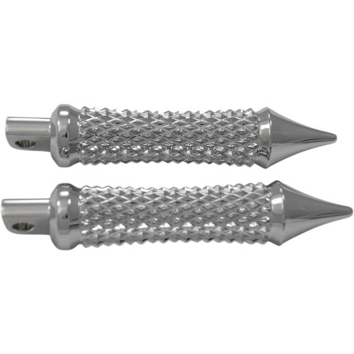 EDDIE TROTTA DESIGNS TC779 Eddie Trotta Designs Cross Cut Footepegs - Chrome Tc779