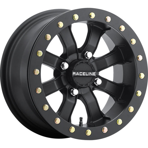 Raceline Wheels Wheel - Black Mamba - Beadlock - Front/Rear - Black - 15X7 - 4/137 - 5+2 A71B-57037-T-00