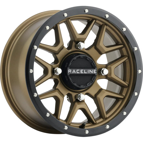 Raceline Wheels Wheel - Krank - Simulated Beadlock - Front/Rear - Bronze - 15X7 - 4/156 - 5+2 (+10 Mm) A94Bz-57056+10