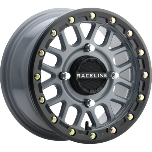 Raceline Wheels Wheel - Podium - Beadlock - Front/Rear - Stealth Gray - 15X6 - 4/156 - 5+1 (+40 Mm) A93Sg-56056+40 Raceline Wheels Wheel - Podium - Beadlock - Front/Rear - Stealth Gray - 15X6 - 4/156 - 5+1 (+40 Mm) A93Sg-56056+40