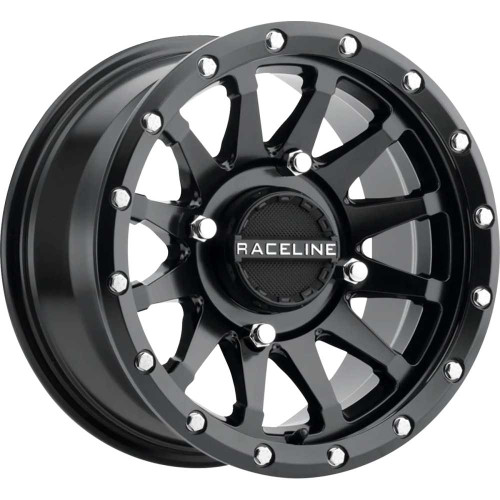 RACELINE WHEELS A95B47056+38 Raceline Wheels Wheel - Trophy - Simulated Beadlock - Front/Rear - Black - 14X7 - 4/156 - 6+1 (+38 Mm) A95B-47056+38
