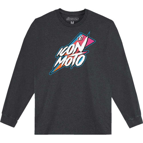 ICON 3030-24365 Rad Dawn Long-Sleeve T-Shirt - Heather Charcoal - Xl