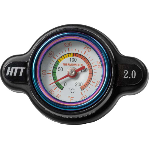 MOOSE RACING I156202B Radiator Cap With Temperature Gauge - 1.8 Bar - Yamaha/Kawasaki I15-6202B