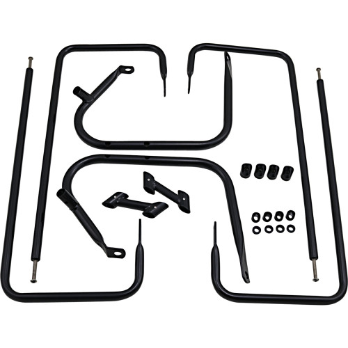Drag Specialties Saddlebag Rail - Black - Fl '97-'08