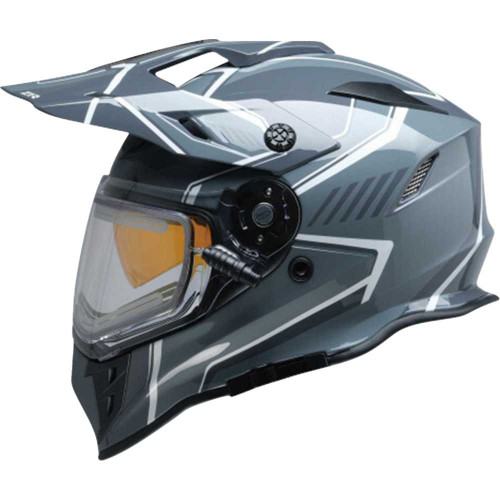Z1R 0101-17249 Range Snow Helmet - Rotor - Black/Gray/White - Medium