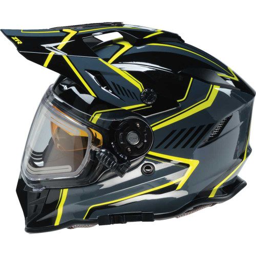 Z1R 0101-17241 Range Snow Helmet - Rotor - Black/Hi-Viz - Xs