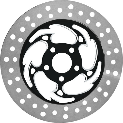 Rc Components Brake Rotor - Left Front - Savage Eclipse - Chrome And Black Cog11785Elf2K