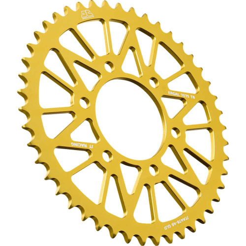 JT SPROCKETS JTA47846GLD Rear Sprocket - Aluminum - 46 Tooth - Gold - Cf Moto/Kawasaki Jta478.46Gld