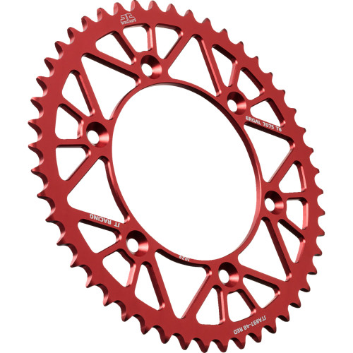 Rear Sprocket - Aluminum - 48 Tooth - Red - Gas Gas/Husqvarna/Husaberg/Ktm Jta897.48Red Rear Sprocket - Aluminum - 48 Tooth - Red - Gas Gas/Husqvarna/Husaberg/Ktm Jta897.48Red