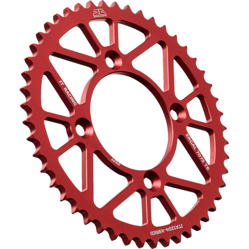 Rear Sprocket - Aluminum - 49 Tooth - Red - Crf 125Fb Jta1204.49Red
