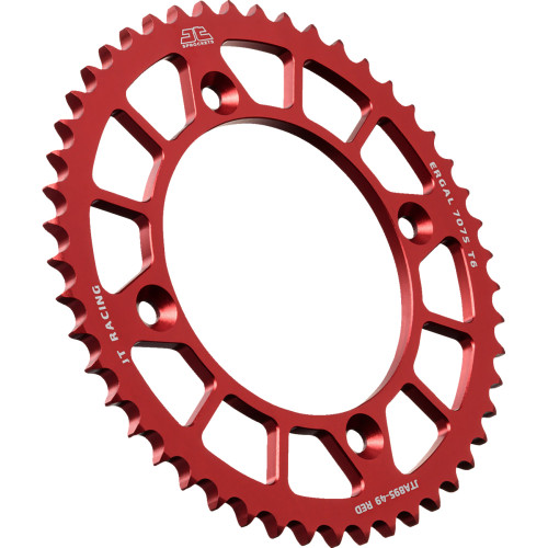 Rear Sprocket - Aluminum - 49 Tooth - Red - Gas Gas/Husqvarna/Ktm Jta895.49Red