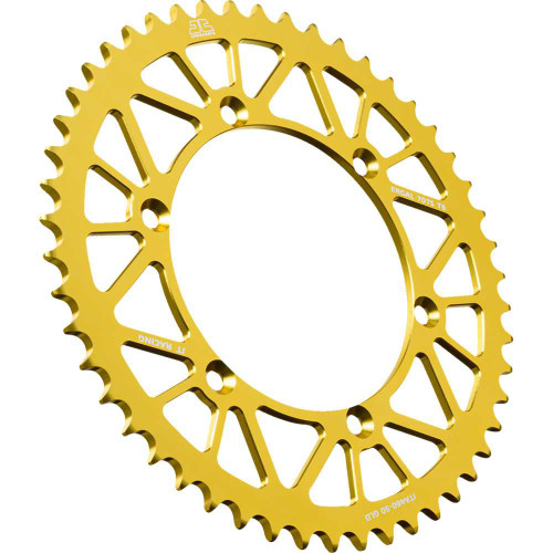 JT SPROCKETS JTA46050GLD Rear Sprocket - Aluminum - 50 Tooth - Gold - Kawasaki Jta460.50Gld