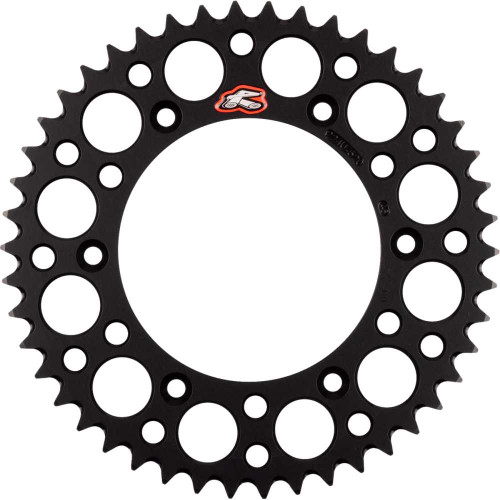RENTHAL 224U52046GPBK Rear Sprocket - Aluminum - 52 Tooth - Black - Ktm/Husqvarna/Gas Gas 224U-520-46Gpbk