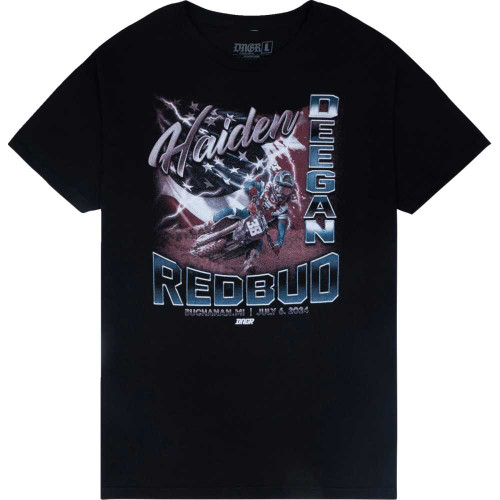 DEEGAN APPAREL DMTSS4012BLKL Red Bud T-Shirt - Black - Large Dmtss4012Blkl