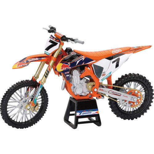 NEW RAY TOYS 58363 Red Bull Ktm 450 Sx-F - Aaron Plessinger - 1:12 Scale - Orange/Black/White 58363