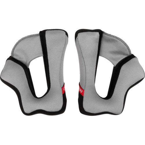 THOR 0134-3997 Reflex Sport Cheek Pads - Gray/Black - Xl