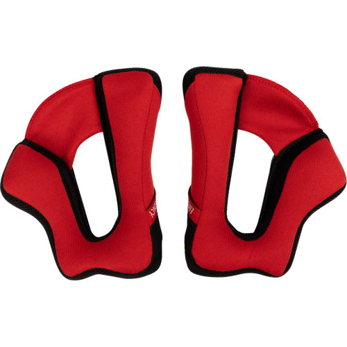 THOR 0134-3999 Reflex Sport Cheek Pads - Red/Black - Xs
