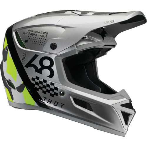THOR 0110-8772 Reflex Sport Helmet - Riot - Mips - Gray/Acid - Large