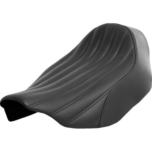 SADDLEMEN 823070023 Renegade Knuckle Solo Seat - Black - Fl '23-'24 823-07-0023