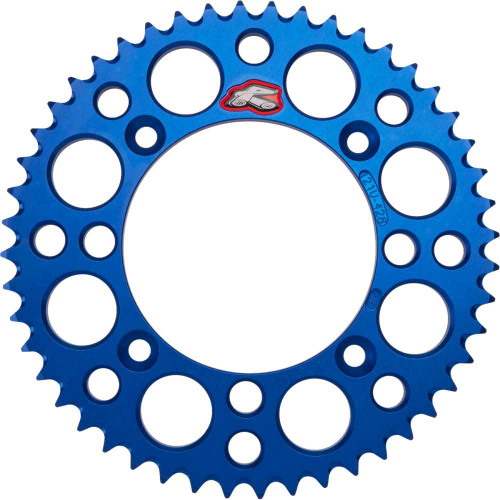 RENTHAL 121U42848GPBU Renthal Rear Sprocket - Yamaha/Suzuki - Blue - 48 Tooth 121U-428-48Gpbu
