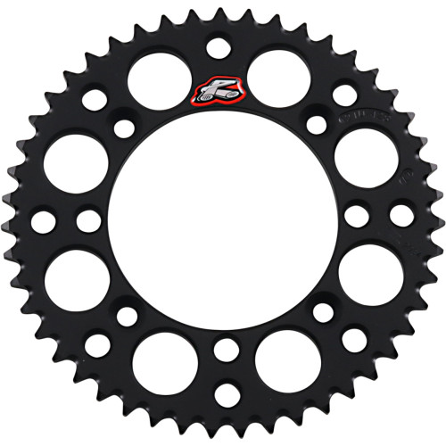 Renthal Sprocket - Black - 47 Tooth 121U-428-47Gpbk