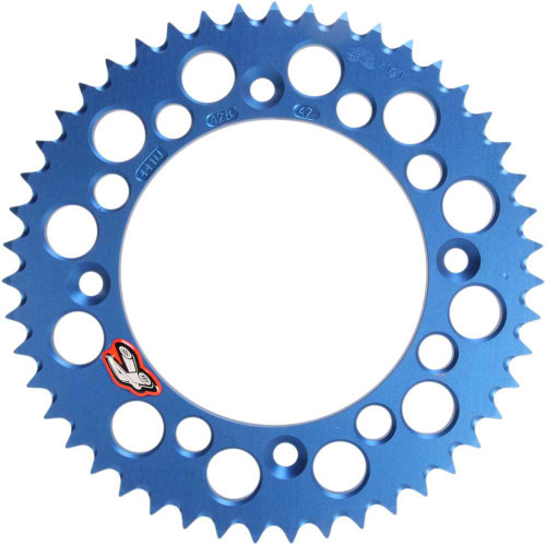 RENTHAL 441U42847GPBU Renthal Sprocket - Blue - 47 Tooth 441U-428-47Gpbu