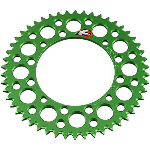 RENTHAL 408U42050GEGN Renthal Sprocket - Kawasaki - Green - 50 Tooth 408U-420-50Gegn