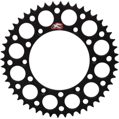 RENTHAL 123U52048GYBK Renthal Sprocket - Suzuki - Black - 48 Tooth 123U-520-48Gybk