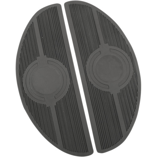 Drag Specialties Replacement Floorboard Rubber - Half-Moon