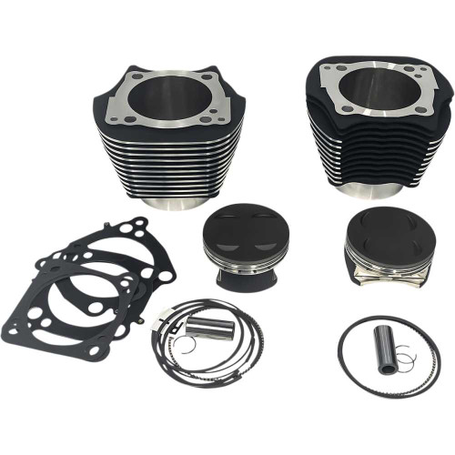 REVOLUTION PERFORMANCE, LLC RP201611W Revolution Performance, Llc Cylinder Kit - 139" - Black With Highlighted Fins - M8 Rp201-611W