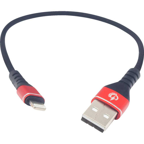 RIDEPOWER RPUSBLHT75 Ridepower Usb To Lightning Cable - Charger - Single-End - 7-1/2" Rpusblht75