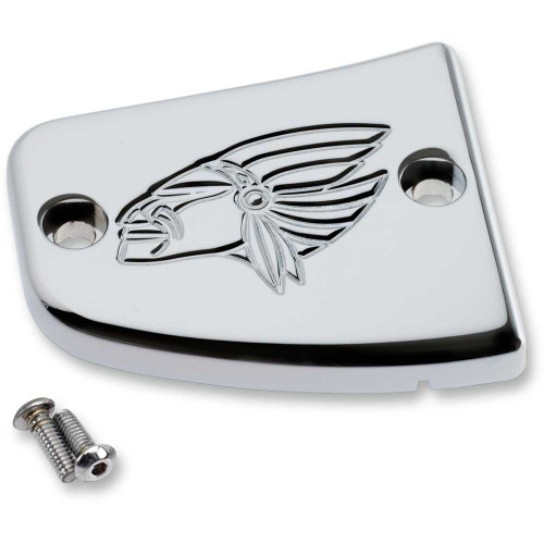 JOKER MACHINE 303823 Joker Machine Master Cylinder Cover - Warrior - Chrome 30-382-3