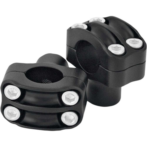 RSD 02082050SMB Rsd Risers - Four-Bolt - 1-1/2" - Black Ops 0208-2050-Smb