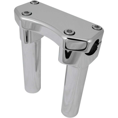 DRAG SPECIALTIES 0602-0592 Drag Specialties Risers - 6" - Buffalo - Top - Chrome