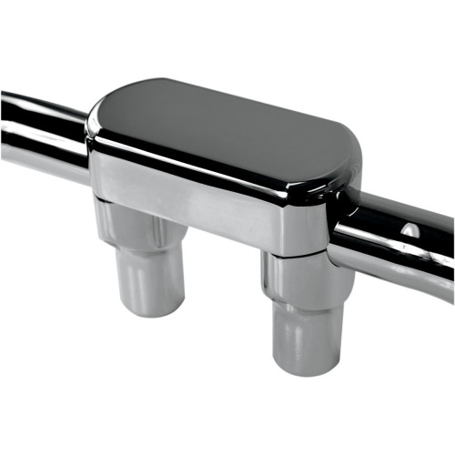 Drag Specialties Risers - 3" - Big Buffalo - Top - Chrome