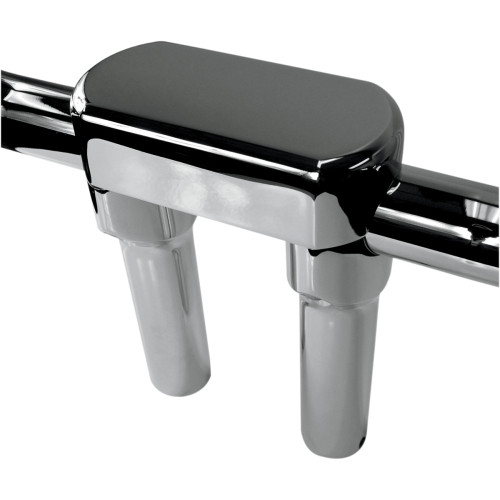 Drag Specialties Risers - 6" - Big Buffalo - Top - Chrome