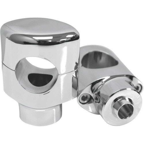 DRAG SPECIALTIES 0602-0418 Drag Specialties Risers - Big Buffalo - Springer - 1-1/2" - Chrome