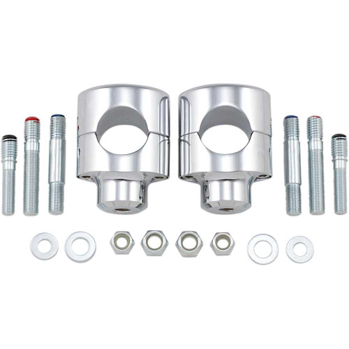 DRAG SPECIALTIES 0602-0465 Drag Specialties Risers - Big Buffalo - 1-1/2" - Chrome