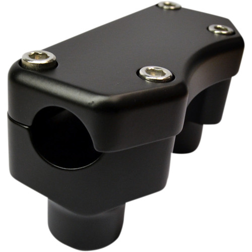 Drag Specialties Risers - 1-1/2" - Buffalo - Top - Flat Black