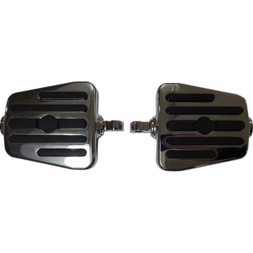 RIVCO PRODUCTS MV132 Rivco Products Mini Floorboards - Male Mount - Chrome Mv132