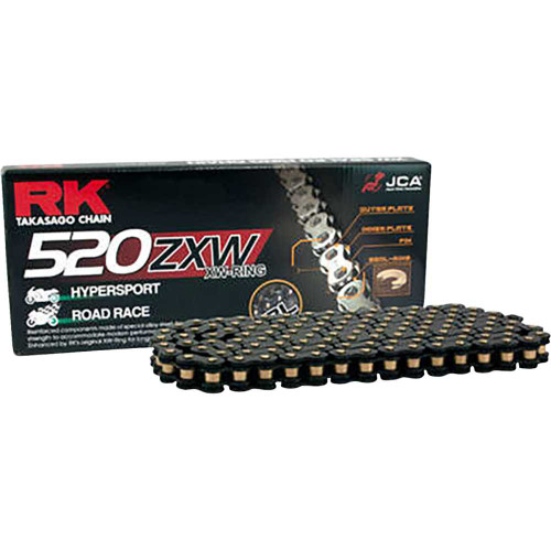 RK BL520ZXW120 Rk 520 Zxw - Drive Chain - 120 Links - Black Scale Bl520Zxw-120