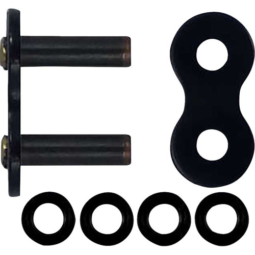 RK BL525ZXWRL Rk 525 Zxw - Connecting Link - Rivet - Black Scale Bl525Zxw-Rl