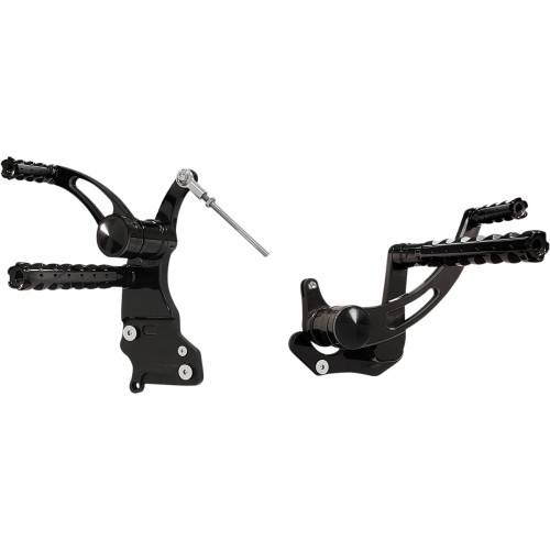 Accutronix Forward Control - Black - Slotted Fc405-Ssakb