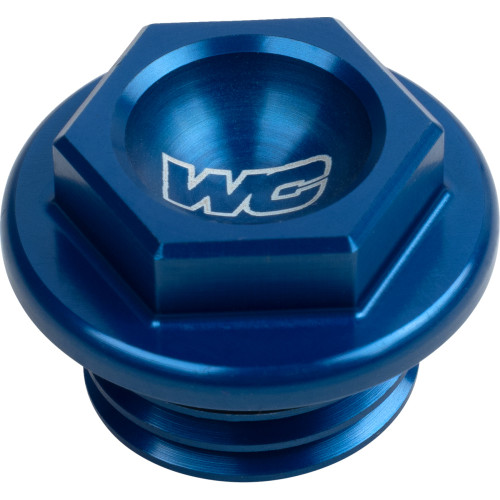 Works Connection Oil Plug - Blue - Kawasaki/Suzuki/Yamaha/Honda 24-002