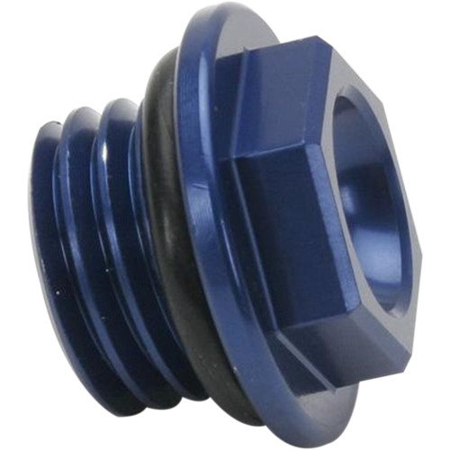 Works Connection Oil Plug - Blue - Honda/Kawasaki/Yamaha 24-071
