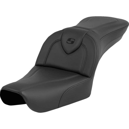 SADDLEMEN 80405187 Roadsofa - Black - Without Driver Backrest - Fxdwg '04-'05 804-05-187