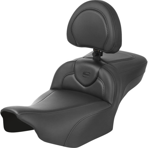 Roadsofa Extended Reach Seat - With Backrest - Carbon Fiber - Fltr/Flhx '23-'24 823-07-186B0