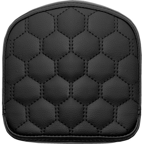 Roadsofa Sissy Bar Pad - Honeycomb - Black Stitching 040849