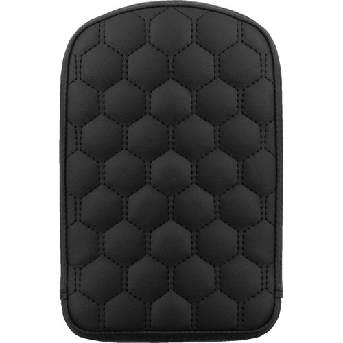 SADDLEMEN 041149 Roadsofa Sissy Bar Pad - Honeycomb - Black Stitching 041149