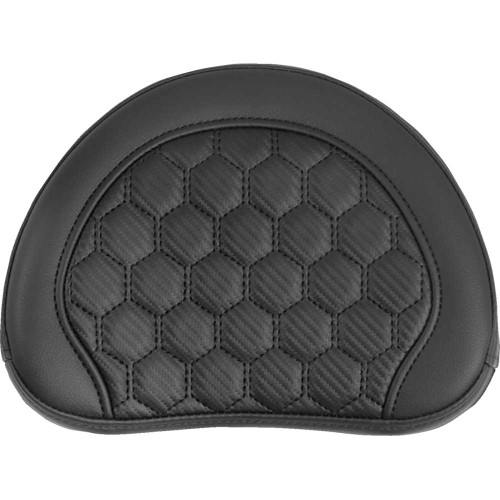 SADDLEMEN 051349 Roadsofa Sissy Bar Pad - Honeycomb - Black Stitching 051349